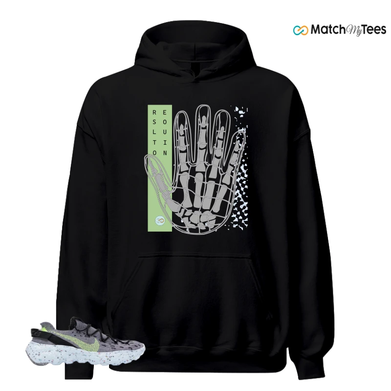 NIKE SPACE HIPPIE 04 GREY VOLT (WOMEN'S) SNEAKER Matching Tees hoodie