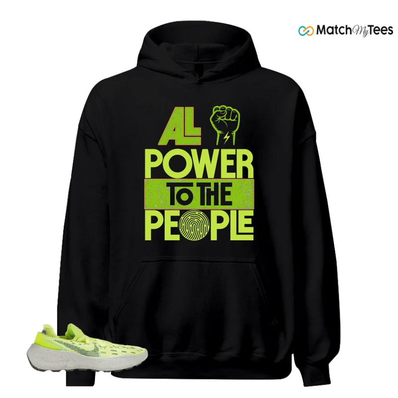 NIKE SPACE HIPPIE 04 LIGHT LEMMON TWIST SNEAKER Matching Tees hoodie