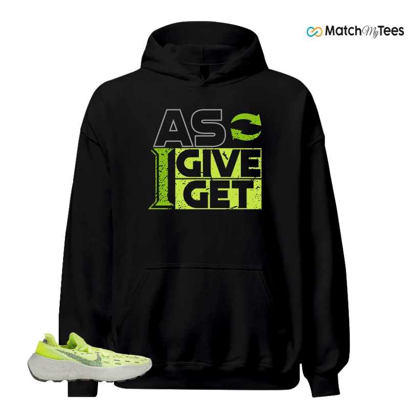 NIKE SPACE HIPPIE 04 LIGHT LEMMON TWIST SNEAKER Matching Tees hoodie