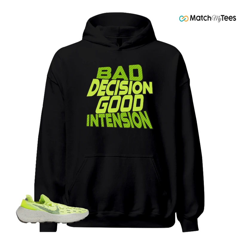 NIKE SPACE HIPPIE 04 LIGHT LEMMON TWIST SNEAKER Matching Tees hoodie