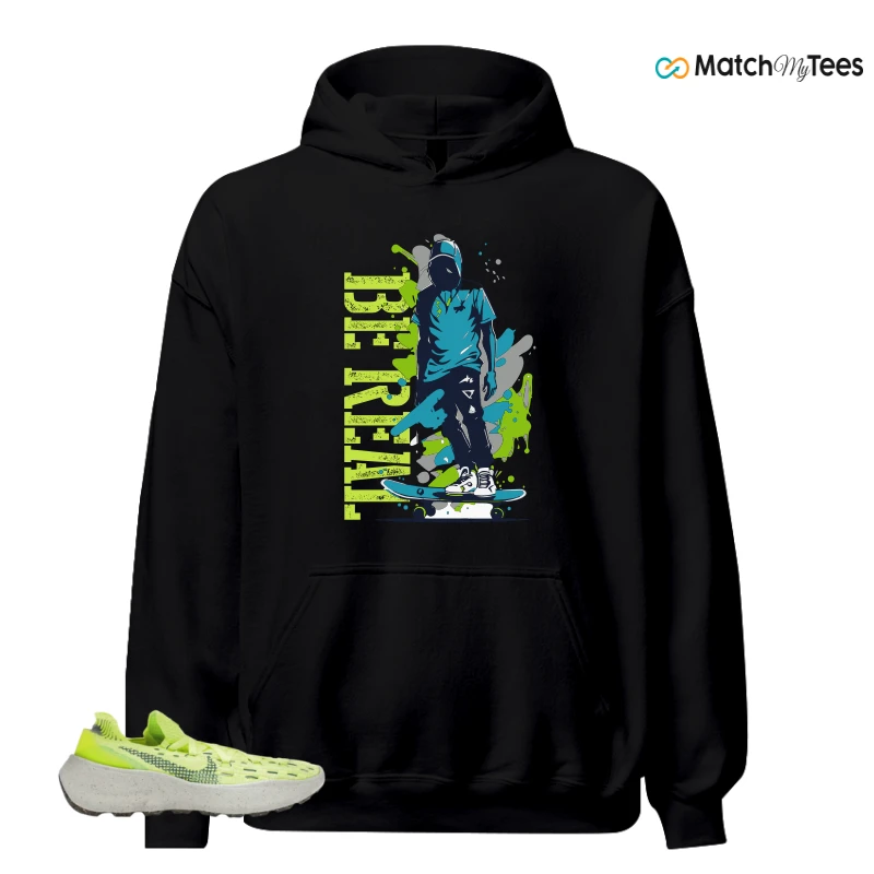 NIKE SPACE HIPPIE 04 LIGHT LEMMON TWIST SNEAKER Matching Tees hoodie