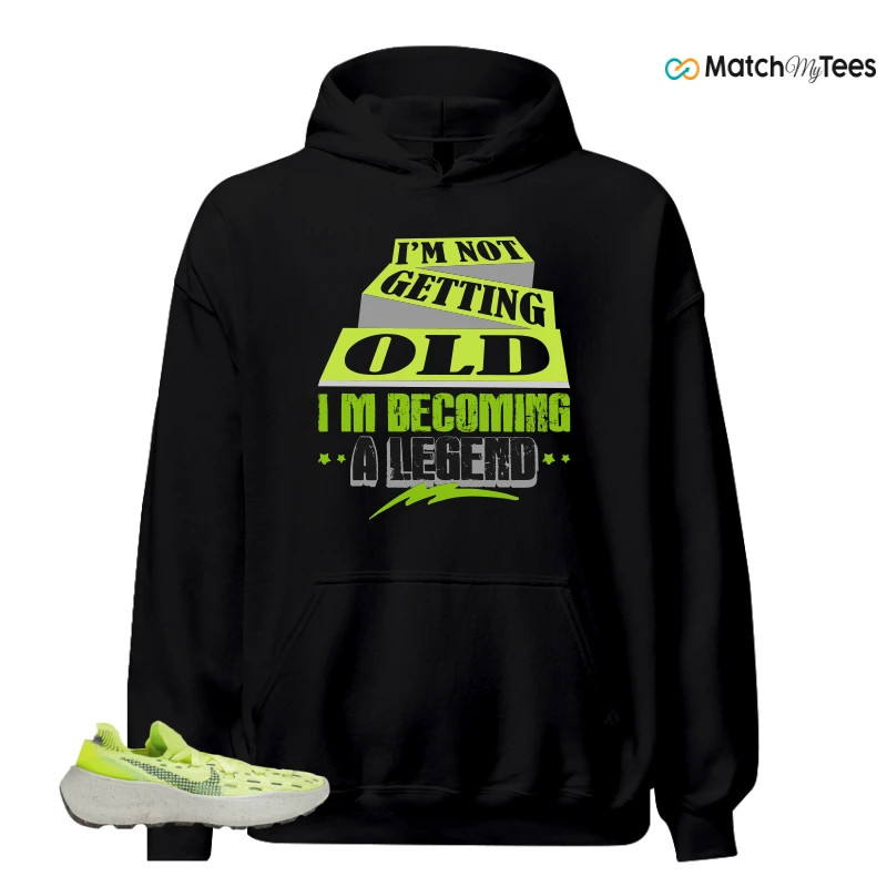NIKE SPACE HIPPIE 04 LIGHT LEMMON TWIST SNEAKER Matching Tees hoodie