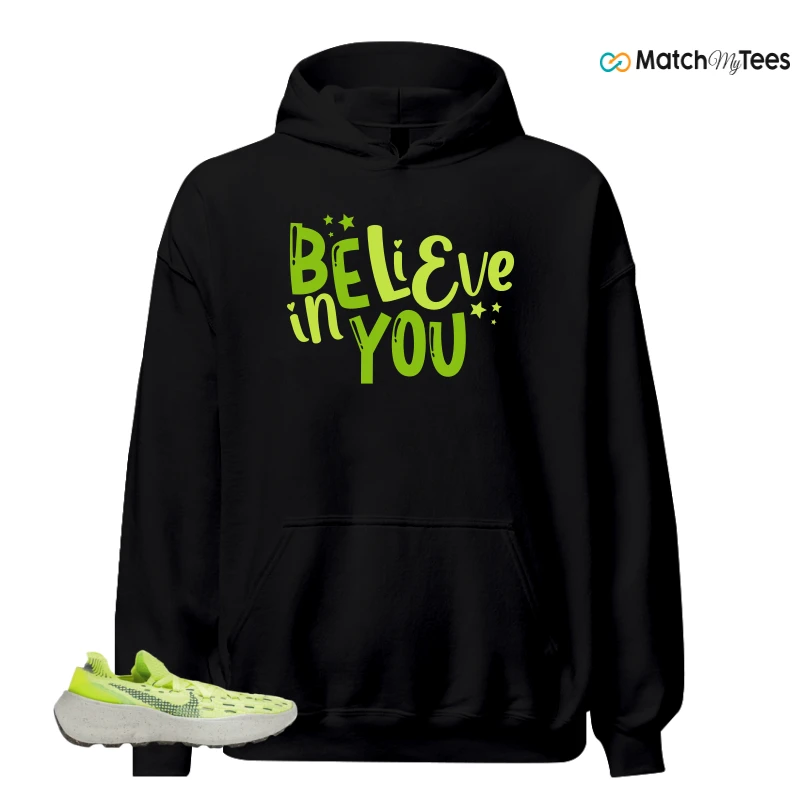 NIKE SPACE HIPPIE 04 LIGHT LEMMON TWIST SNEAKER Matching Tees hoodie