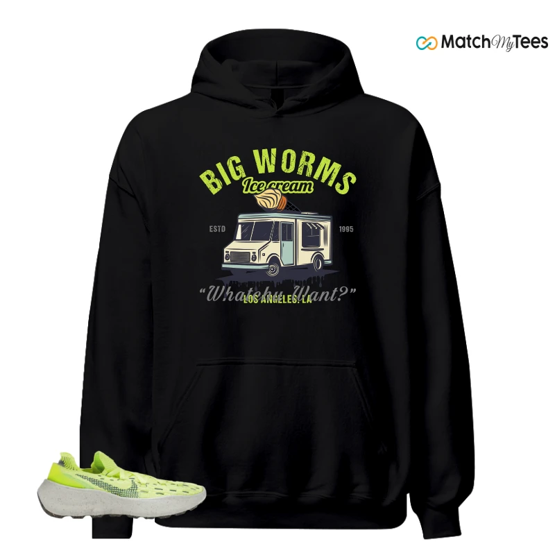 NIKE SPACE HIPPIE 04 LIGHT LEMMON TWIST SNEAKER Matching Tees hoodie