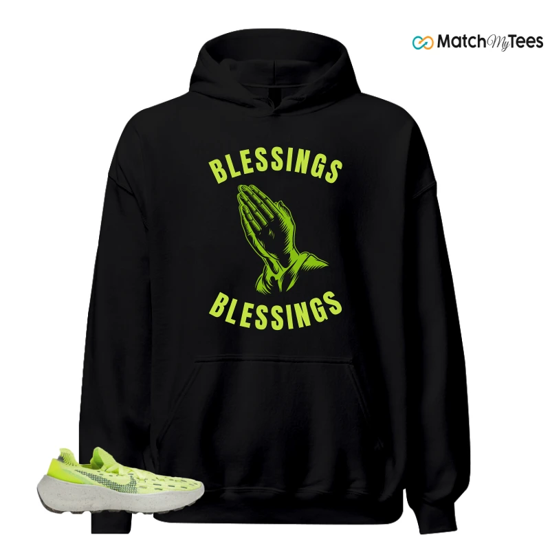 NIKE SPACE HIPPIE 04 LIGHT LEMMON TWIST SNEAKER Matching Tees hoodie