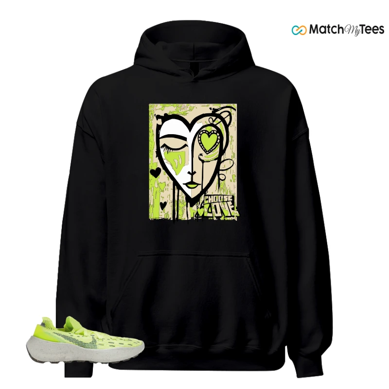 NIKE SPACE HIPPIE 04 LIGHT LEMMON TWIST SNEAKER Matching Tees hoodie