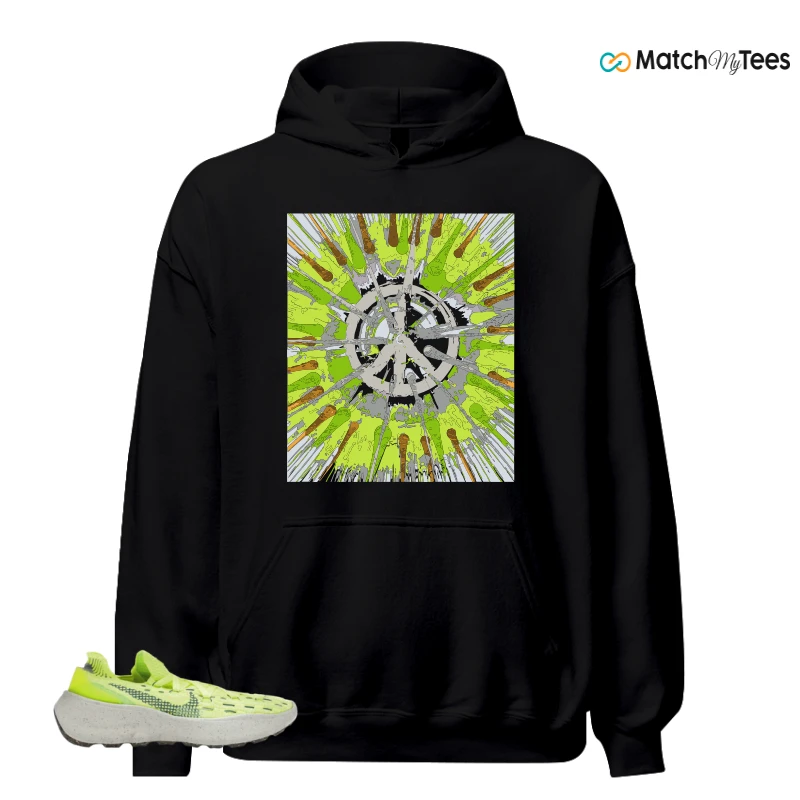 NIKE SPACE HIPPIE 04 LIGHT LEMMON TWIST SNEAKER Matching Tees hoodie
