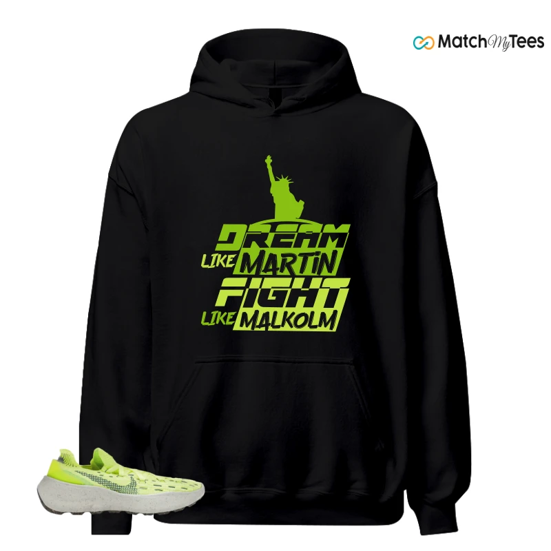 NIKE SPACE HIPPIE 04 LIGHT LEMMON TWIST SNEAKER Matching Tees hoodie