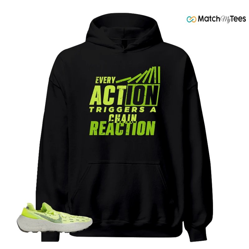 NIKE SPACE HIPPIE 04 LIGHT LEMMON TWIST SNEAKER Matching Tees hoodie