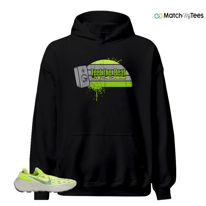 NIKE SPACE HIPPIE 04 LIGHT LEMMON TWIST SNEAKER Matching Tees hoodie