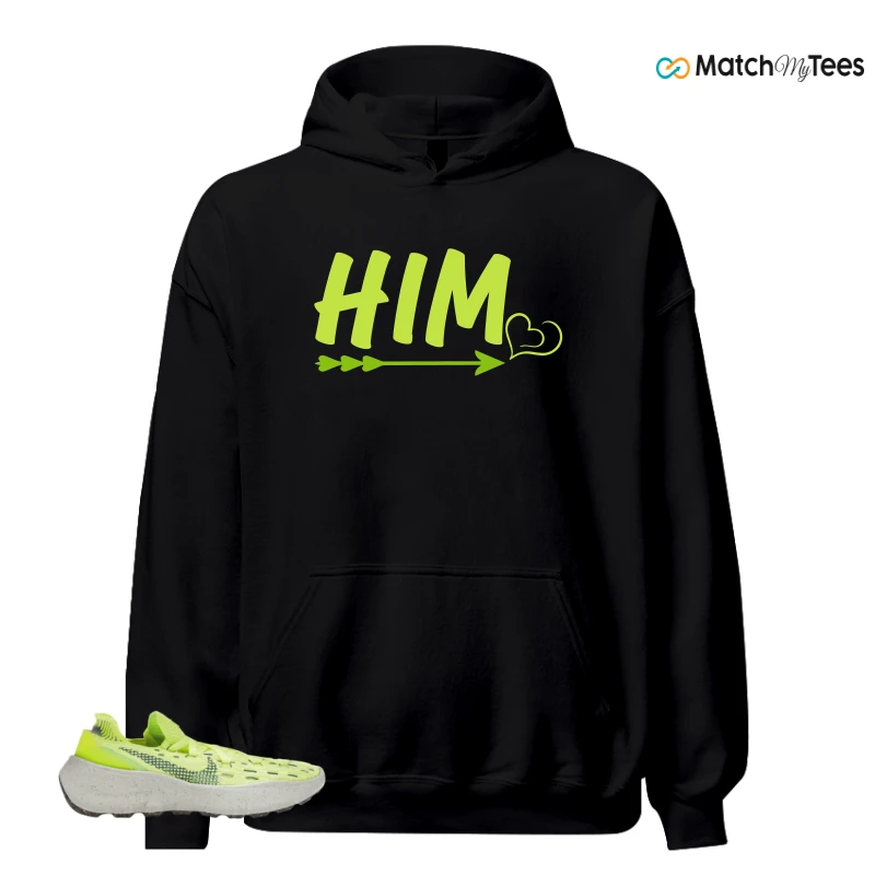 NIKE SPACE HIPPIE 04 LIGHT LEMMON TWIST SNEAKER Matching Tees hoodie