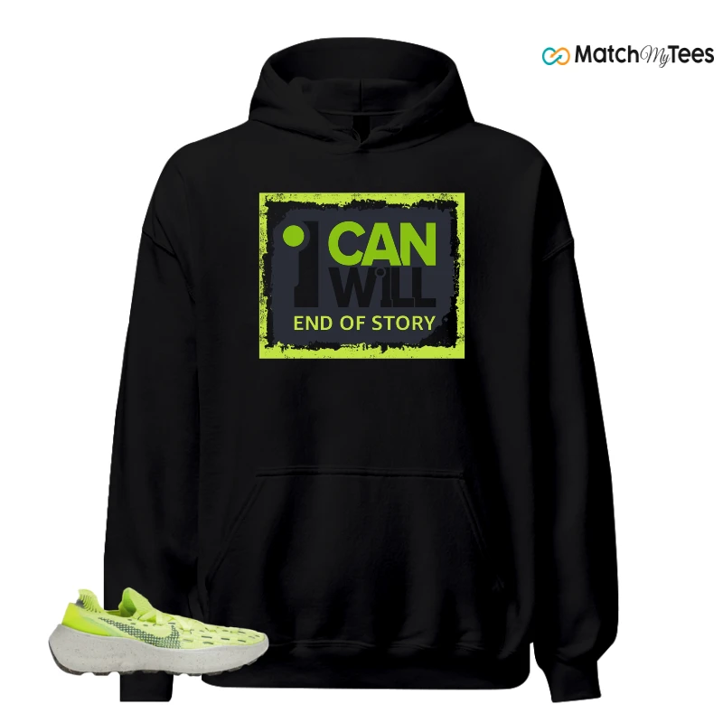NIKE SPACE HIPPIE 04 LIGHT LEMMON TWIST SNEAKER Matching Tees hoodie