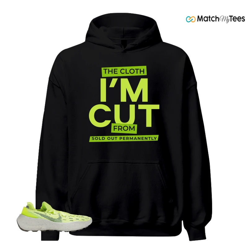 NIKE SPACE HIPPIE 04 LIGHT LEMMON TWIST SNEAKER/LIGHT LEMMON TWIST/VOLT/ELECTRIC GREEN matching Hoodie