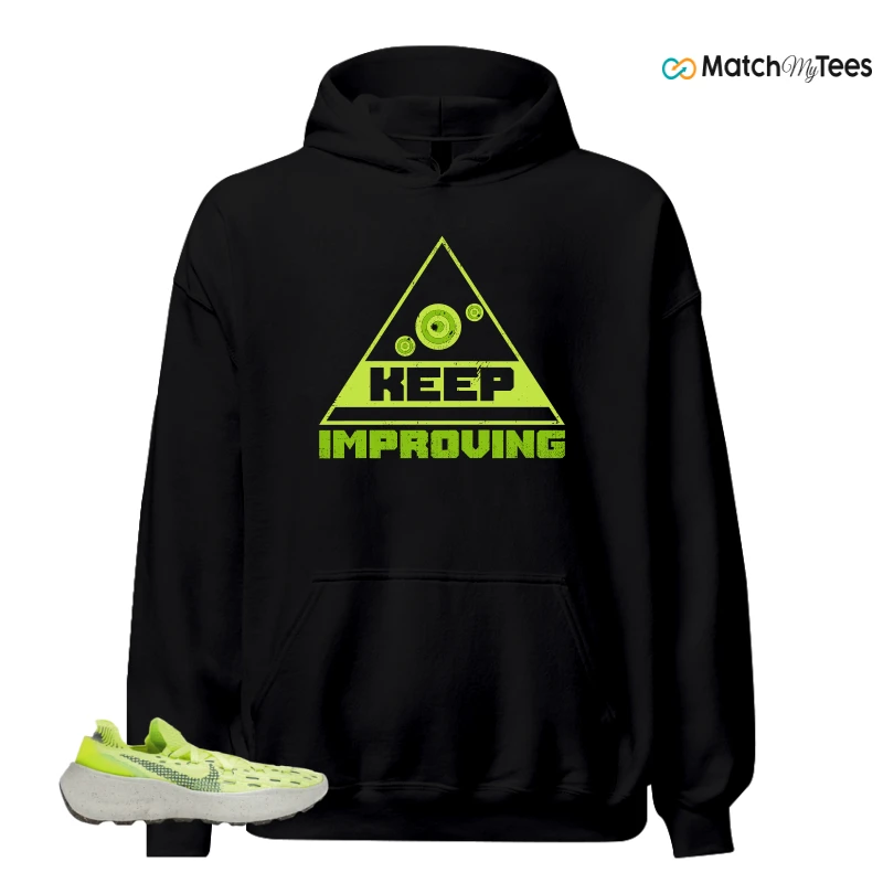 NIKE SPACE HIPPIE 04 LIGHT LEMMON TWIST SNEAKER Matching Tees hoodie