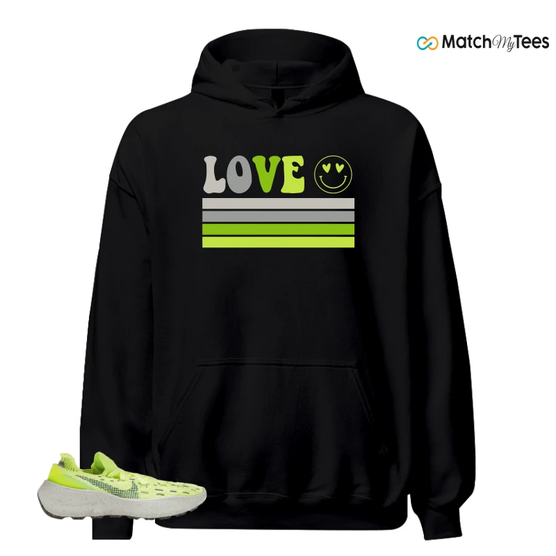 NIKE SPACE HIPPIE 04 LIGHT LEMMON TWIST SNEAKER Matching Tees hoodie