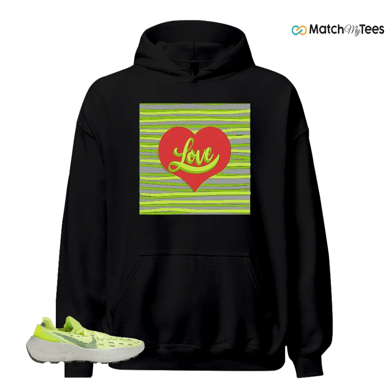 NIKE SPACE HIPPIE 04 LIGHT LEMMON TWIST SNEAKER Matching Tees hoodie