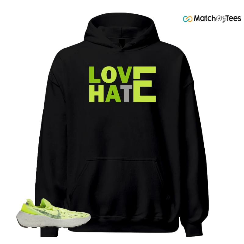 NIKE SPACE HIPPIE 04 LIGHT LEMMON TWIST SNEAKER Matching Tees hoodie