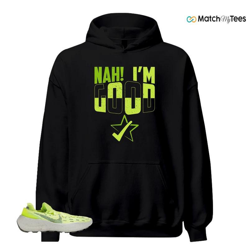 NIKE SPACE HIPPIE 04 LIGHT LEMMON TWIST SNEAKER Matching Tees hoodie