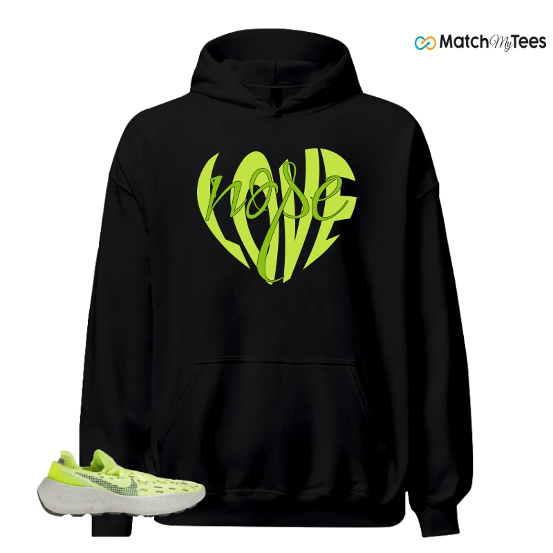 NIKE SPACE HIPPIE 04 LIGHT LEMMON TWIST SNEAKER Matching Tees hoodie
