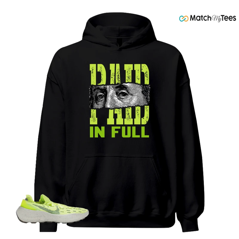 NIKE SPACE HIPPIE 04 LIGHT LEMMON TWIST SNEAKER Matching Tees hoodie