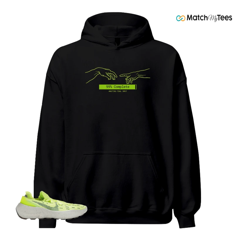 NIKE SPACE HIPPIE 04 LIGHT LEMMON TWIST SNEAKER Matching Tees hoodie