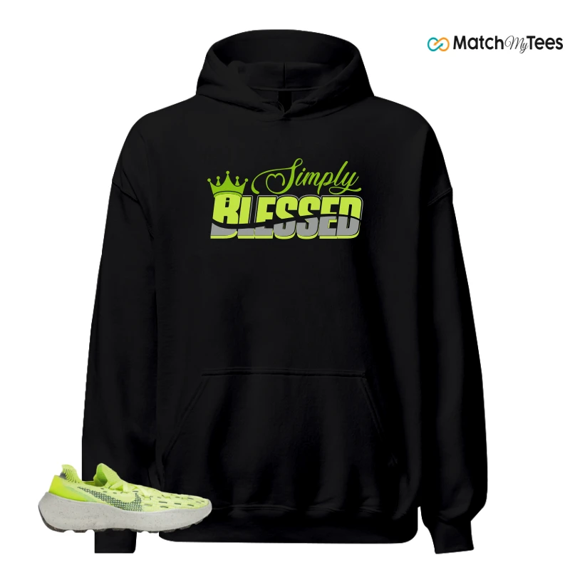 NIKE SPACE HIPPIE 04 LIGHT LEMMON TWIST SNEAKER Matching Tees hoodie