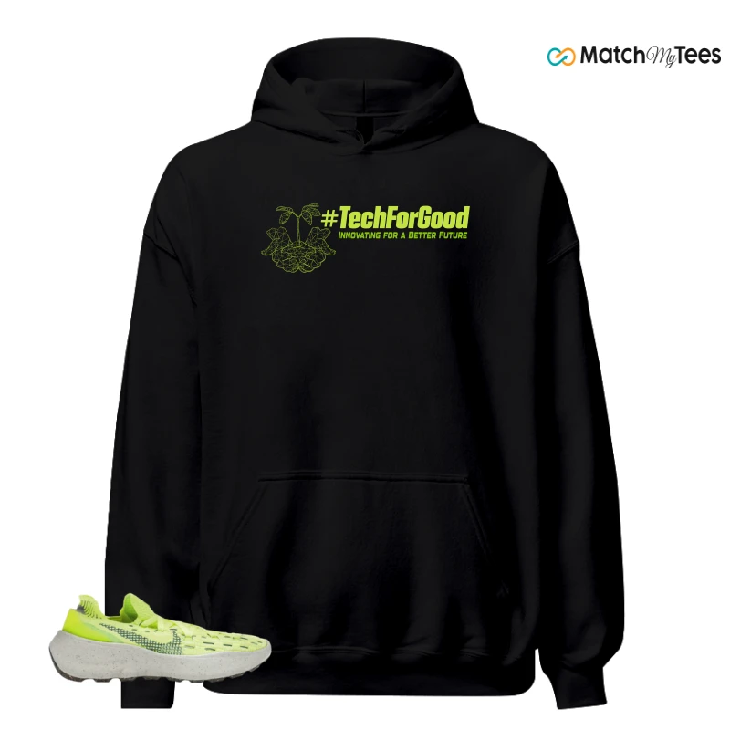 NIKE SPACE HIPPIE 04 LIGHT LEMMON TWIST SNEAKER Matching Tees hoodie