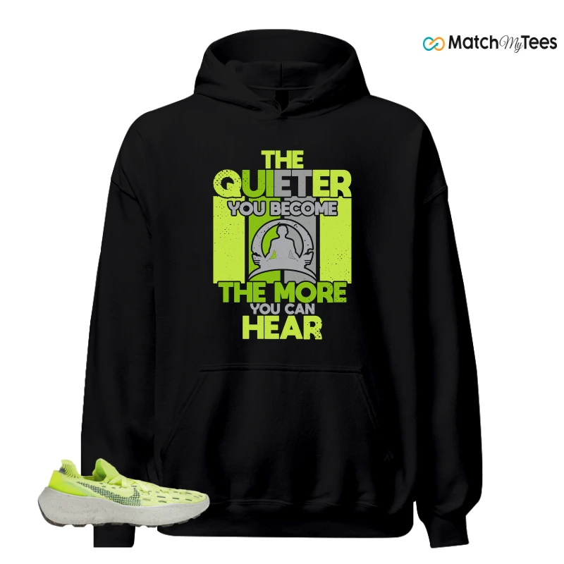 NIKE SPACE HIPPIE 04 LIGHT LEMMON TWIST SNEAKER Matching Tees hoodie