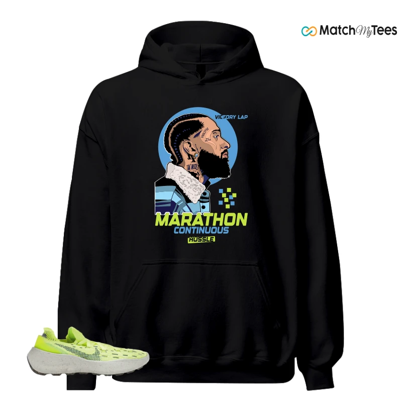 NIKE SPACE HIPPIE 04 LIGHT LEMMON TWIST SNEAKER Matching Tees hoodie