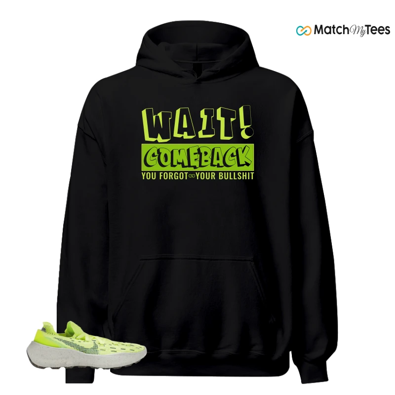 NIKE SPACE HIPPIE 04 LIGHT LEMMON TWIST SNEAKER Matching Tees hoodie