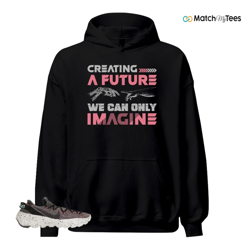 NIKE SPACE HIPPIE 04 PINK BLAST (WOMEN'S) SNEAKER Matching Tees hoodie