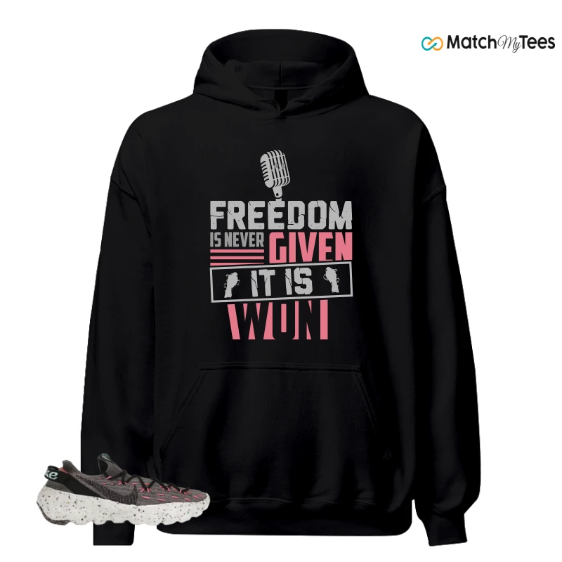 NIKE SPACE HIPPIE 04 PINK BLAST (WOMEN'S) SNEAKER Matching Tees hoodie