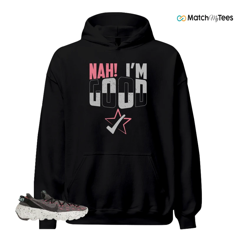 NIKE SPACE HIPPIE 04 PINK BLAST (WOMEN'S) SNEAKER Matching Tees hoodie