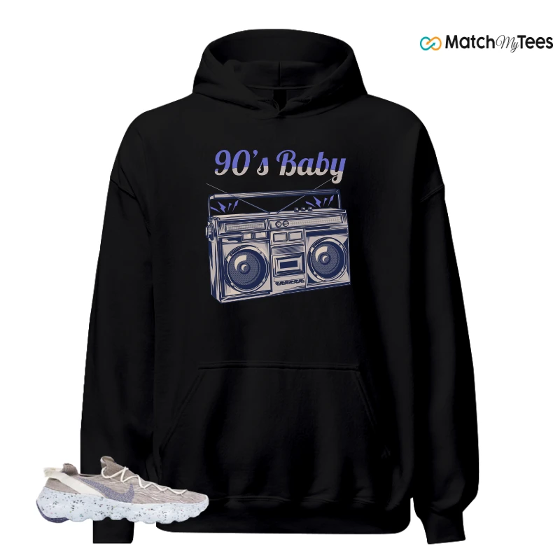 NIKE SPACE HIPPIE 04 SAIL ASTRONOMY BLUE SNEAKER Matching Tees hoodie