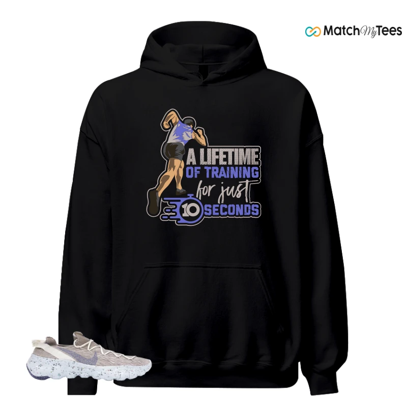 NIKE SPACE HIPPIE 04 SAIL ASTRONOMY BLUE SNEAKER Matching Tees hoodie