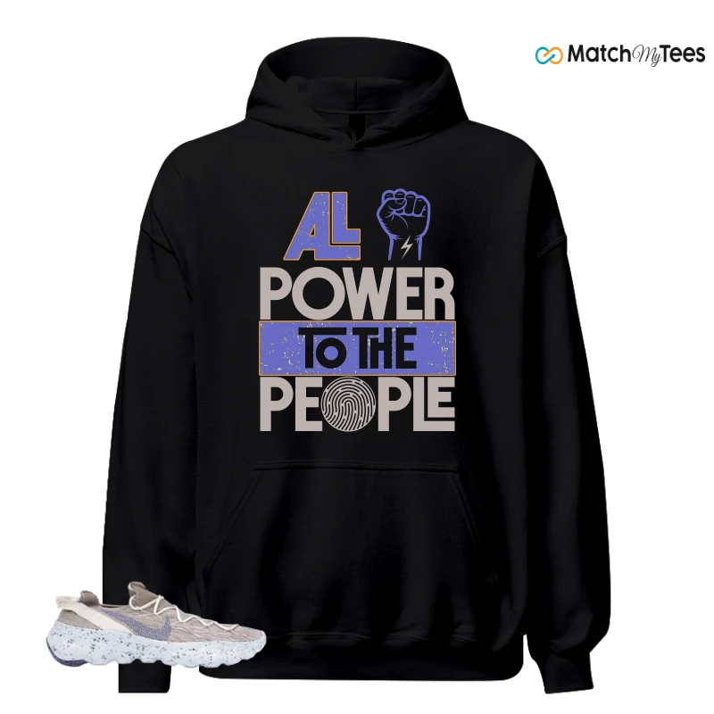 NIKE SPACE HIPPIE 04 SAIL ASTRONOMY BLUE SNEAKER Matching Tees hoodie