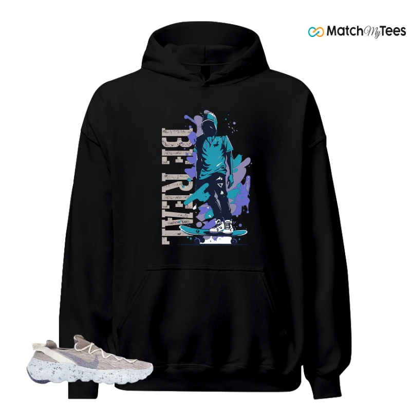 NIKE SPACE HIPPIE 04 SAIL ASTRONOMY BLUE SNEAKER Matching Tees hoodie