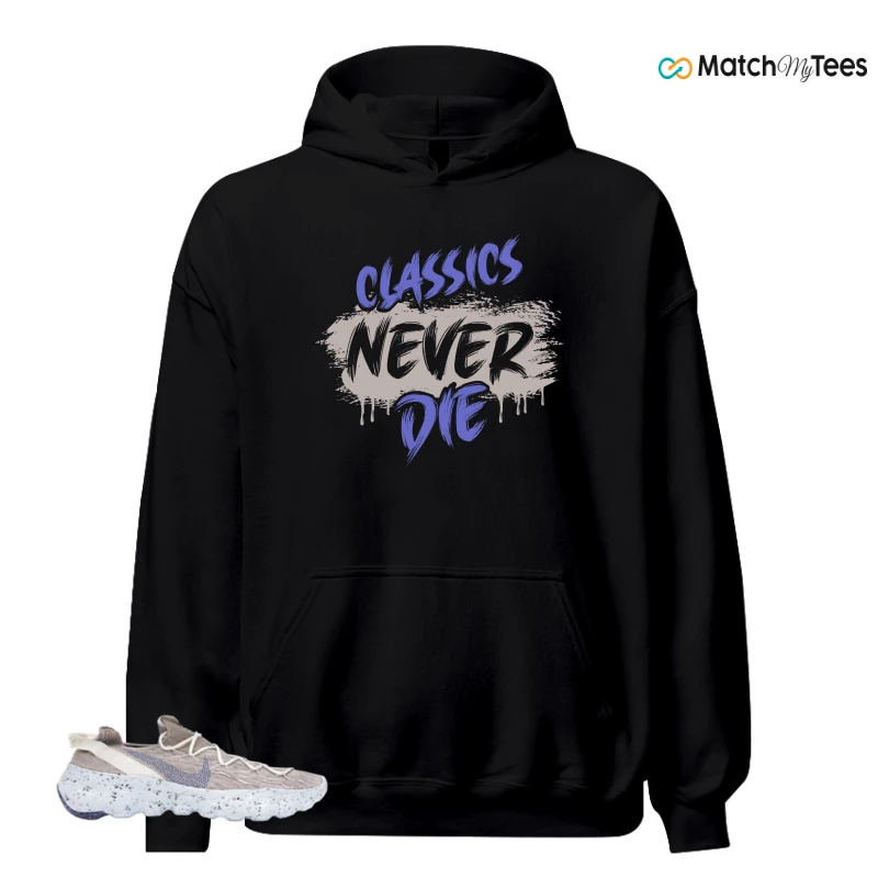 NIKE SPACE HIPPIE 04 SAIL ASTRONOMY BLUE SNEAKER Matching Tees hoodie