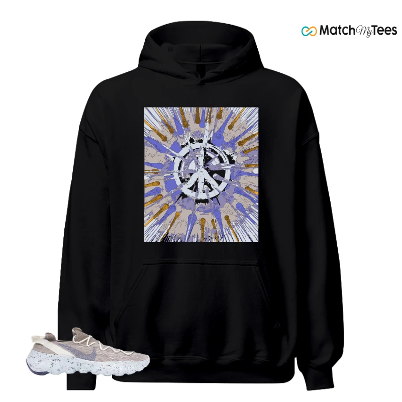 NIKE SPACE HIPPIE 04 SAIL ASTRONOMY BLUE SNEAKER Matching Tees hoodie