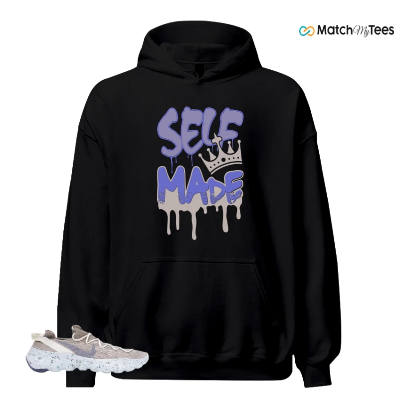 NIKE SPACE HIPPIE 04 SAIL ASTRONOMY BLUE SNEAKER Matching Tees hoodie