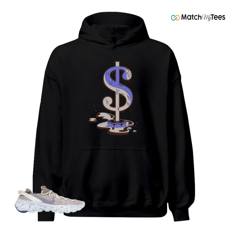 NIKE SPACE HIPPIE 04 SAIL ASTRONOMY BLUE SNEAKER Matching Tees hoodie