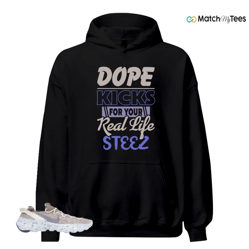 NIKE SPACE HIPPIE 04 SAIL ASTRONOMY BLUE SNEAKER Matching Tees hoodie