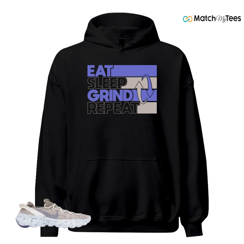 NIKE SPACE HIPPIE 04 SAIL ASTRONOMY BLUE SNEAKER Matching Tees hoodie