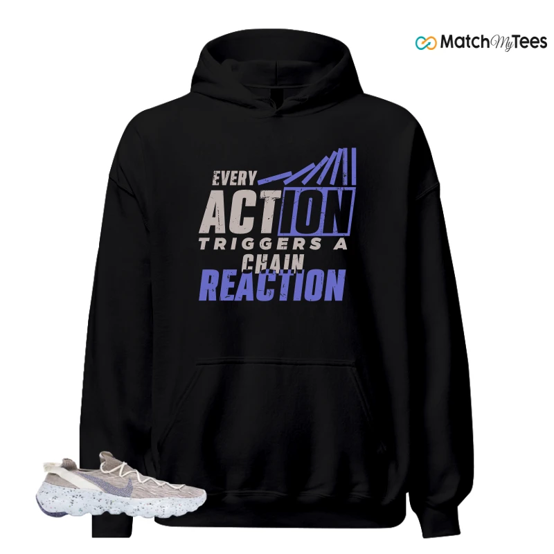 NIKE SPACE HIPPIE 04 SAIL ASTRONOMY BLUE SNEAKER Matching Tees hoodie