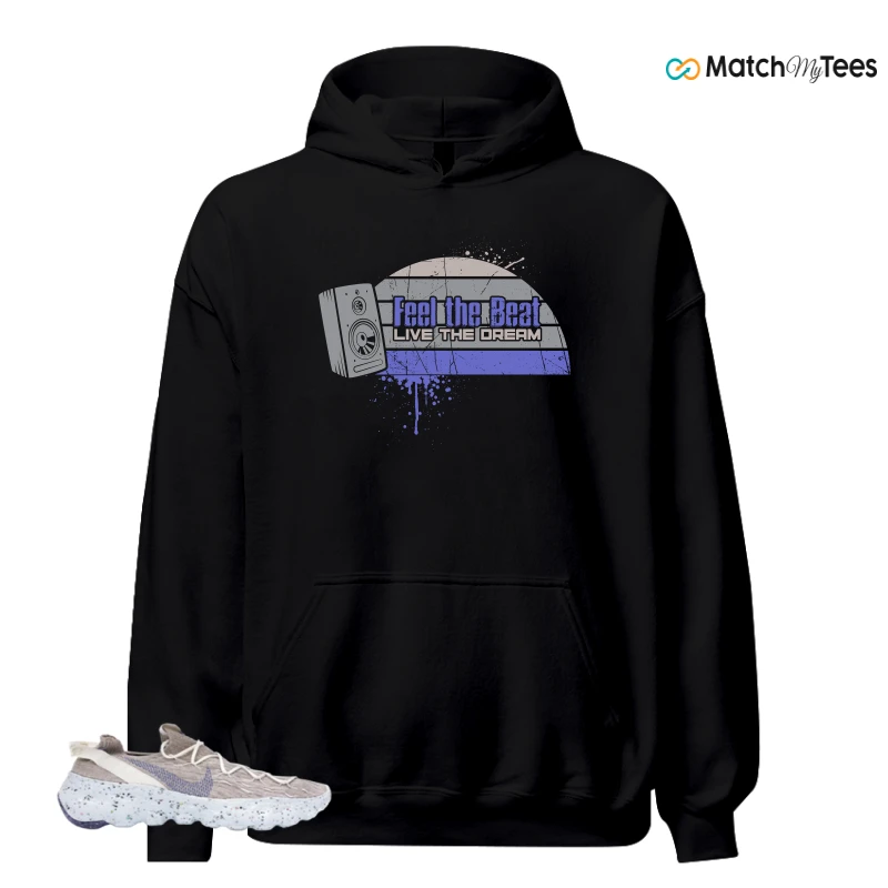 NIKE SPACE HIPPIE 04 SAIL ASTRONOMY BLUE SNEAKER Matching Tees hoodie