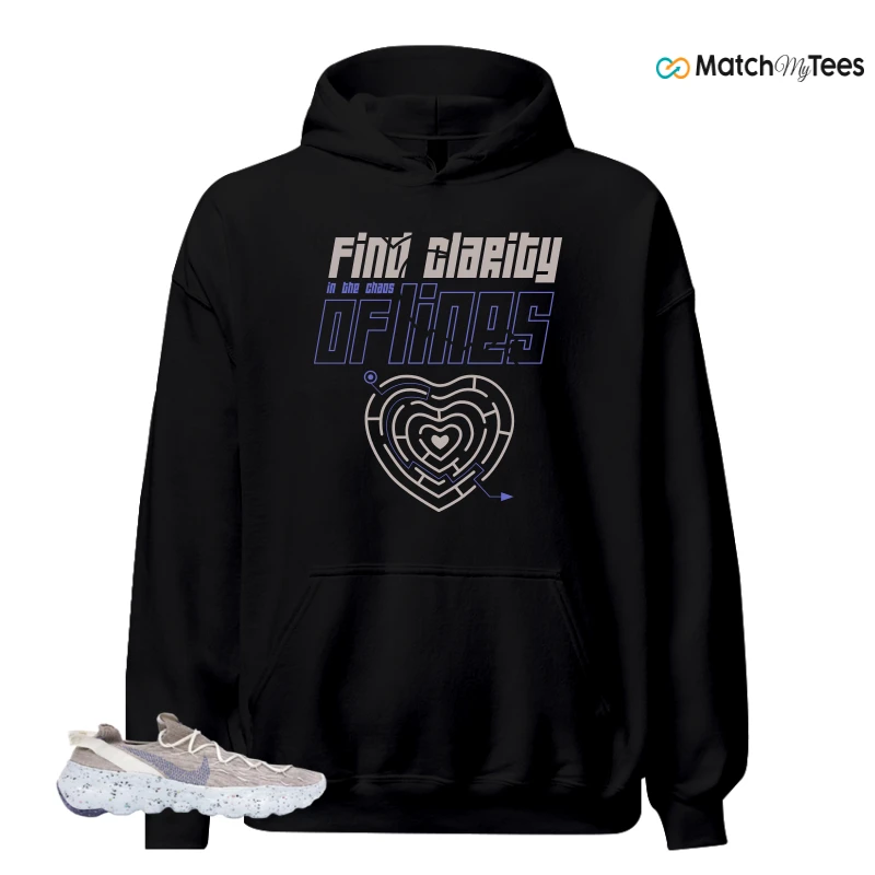 NIKE SPACE HIPPIE 04 SAIL ASTRONOMY BLUE SNEAKER Matching Tees hoodie