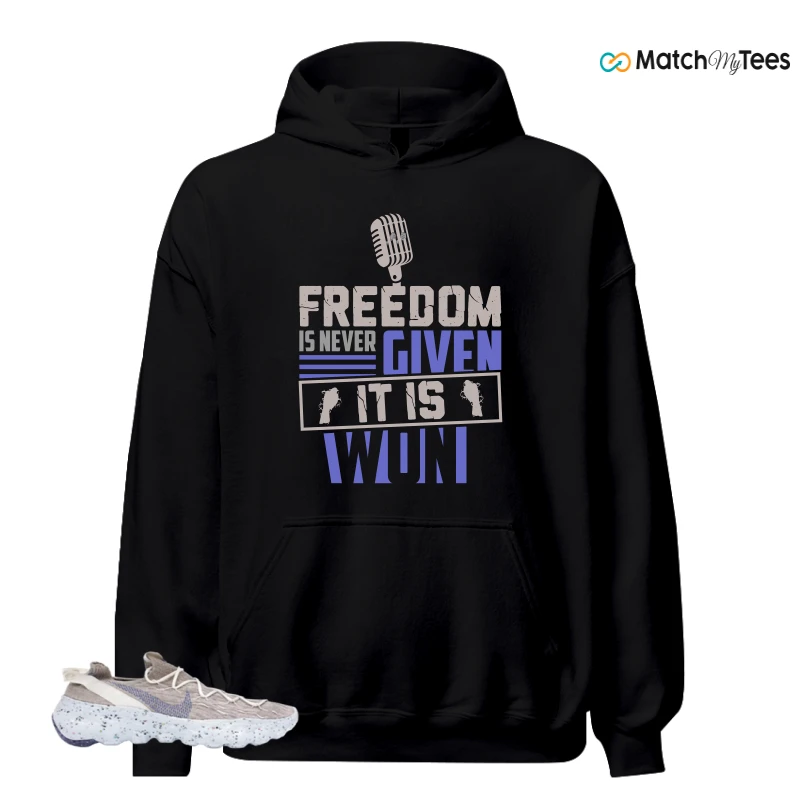 NIKE SPACE HIPPIE 04 SAIL ASTRONOMY BLUE SNEAKER Matching Tees hoodie