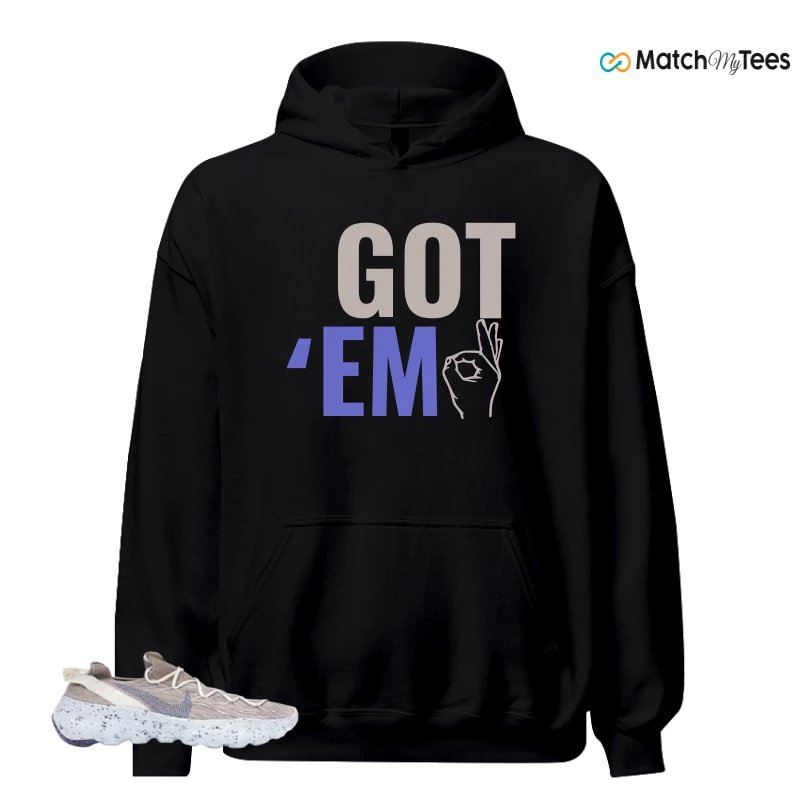 NIKE SPACE HIPPIE 04 SAIL ASTRONOMY BLUE SNEAKER Matching Tees hoodie