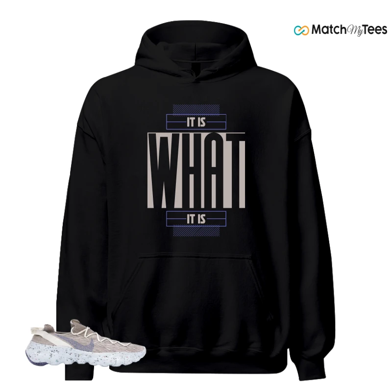 NIKE SPACE HIPPIE 04 SAIL ASTRONOMY BLUE SNEAKER Matching Tees hoodie