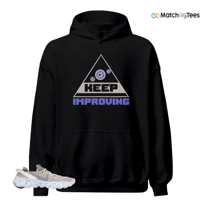 NIKE SPACE HIPPIE 04 SAIL ASTRONOMY BLUE SNEAKER Matching Tees hoodie